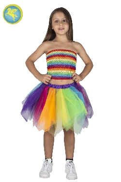 TOP ELASTICO ARCOBALENO